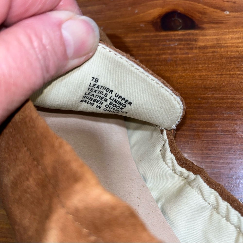 Jack Rogers women’s Brown Suede Loafers driver with tassel - Picture 5 of 8